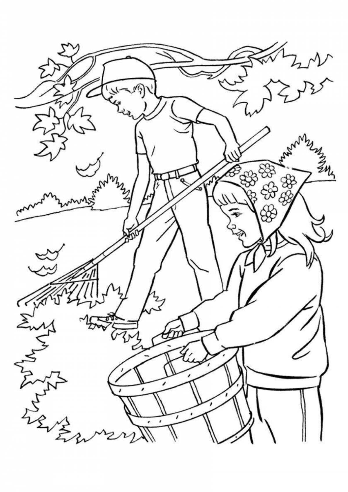 Color-explosion сборка мусора раскраска