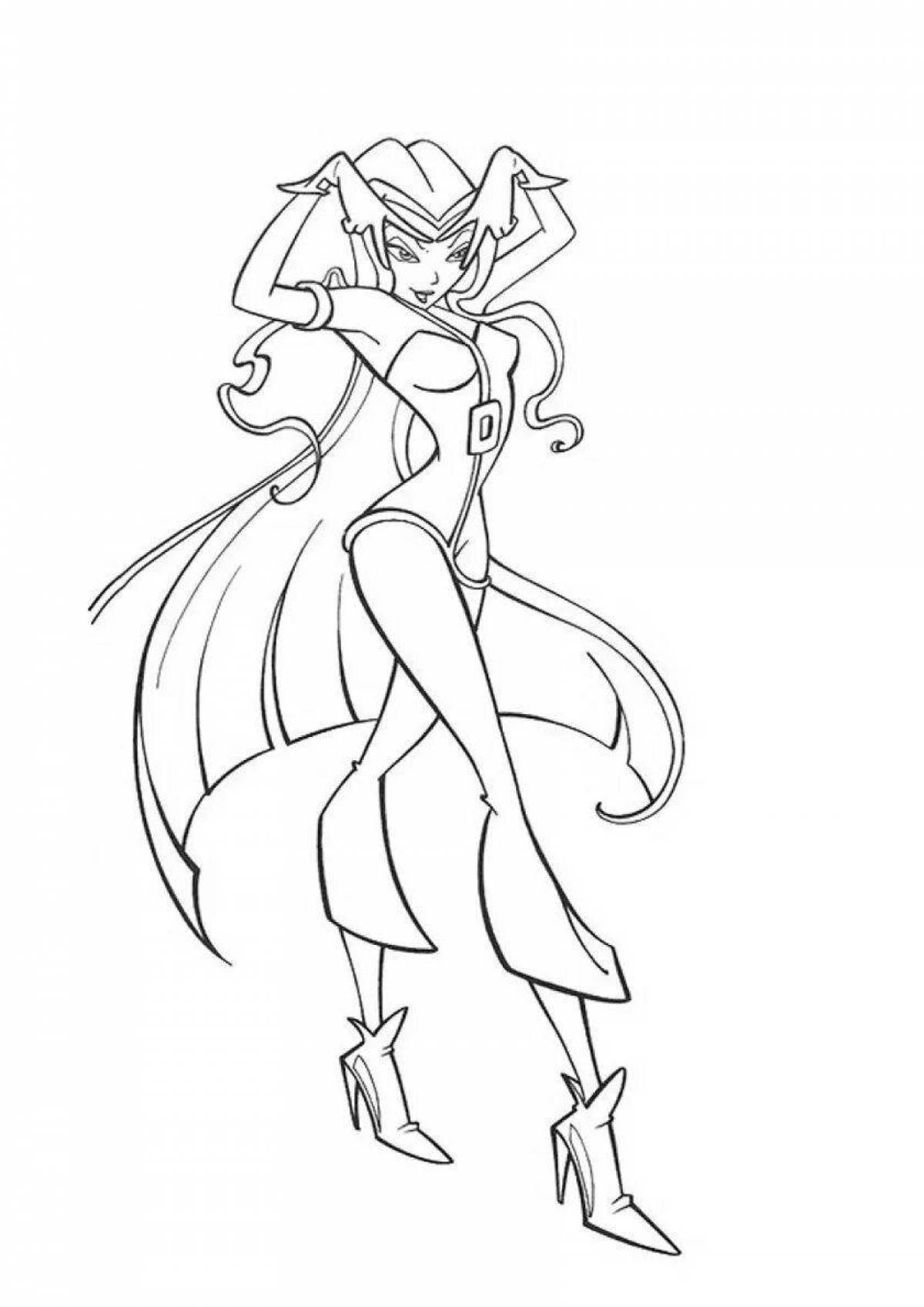 Winx Ice Coloring Page