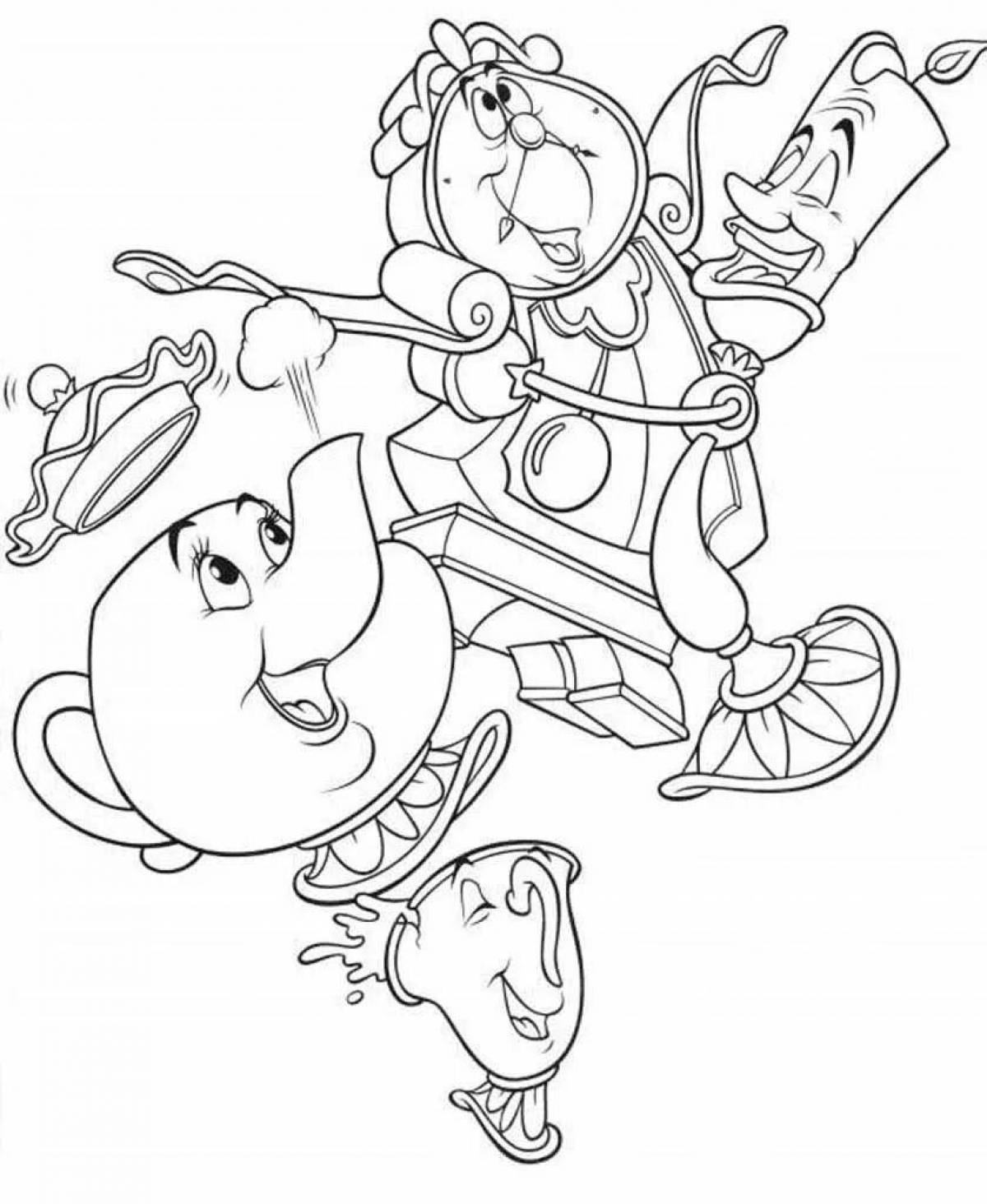 Dinosity cartoon coloring book