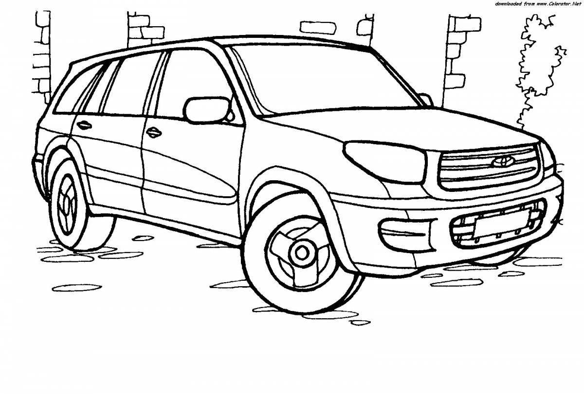 Nissan xtrail amazing coloring book