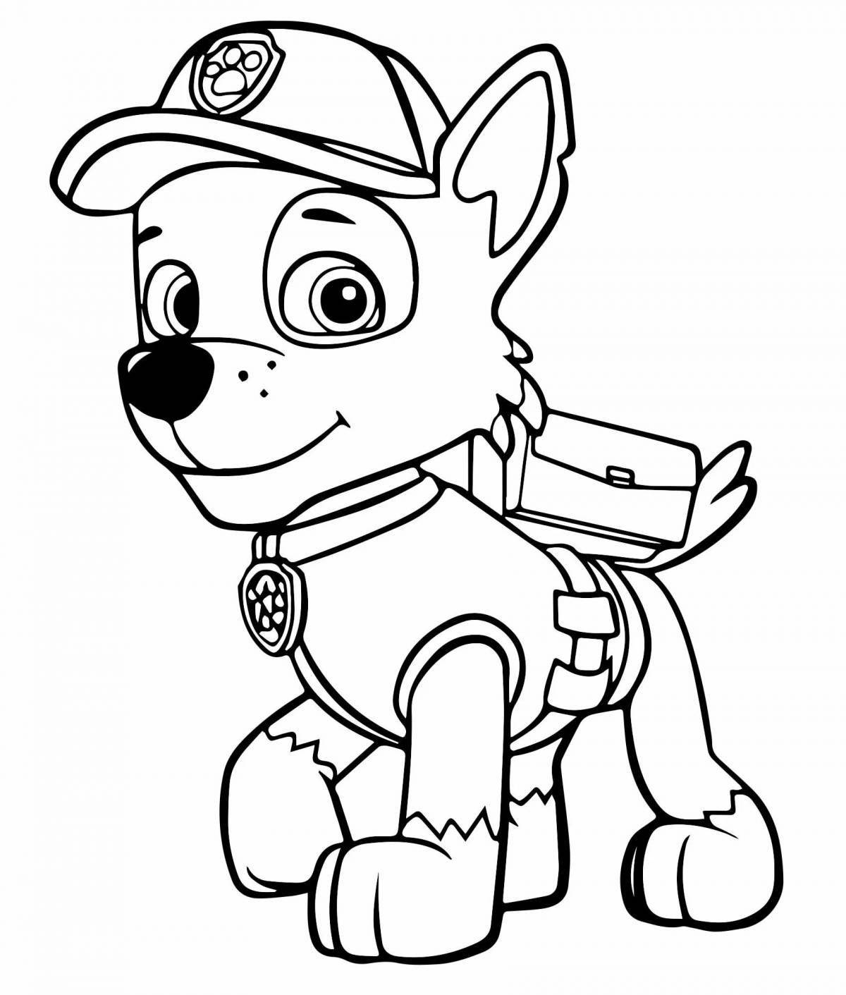 Mega marshal awesome coloring book