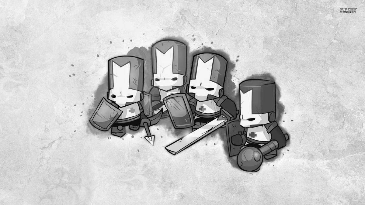 Charming coloring book castle crashers