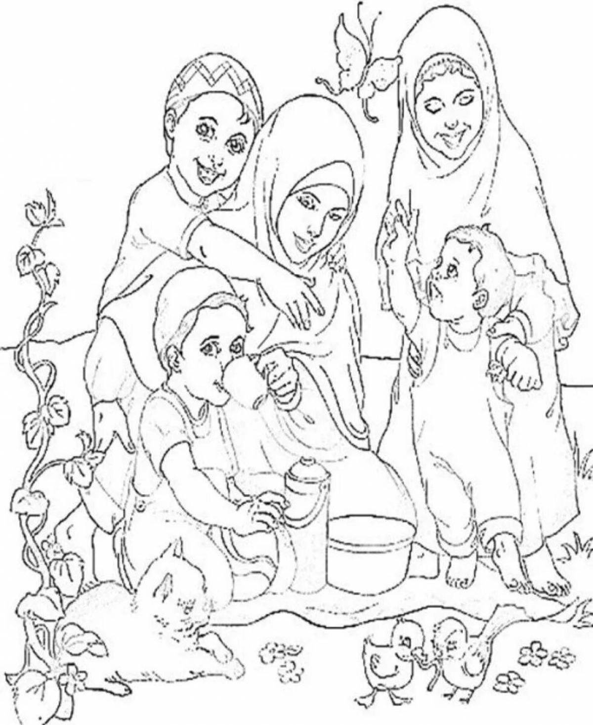 Мусульманская семья #6