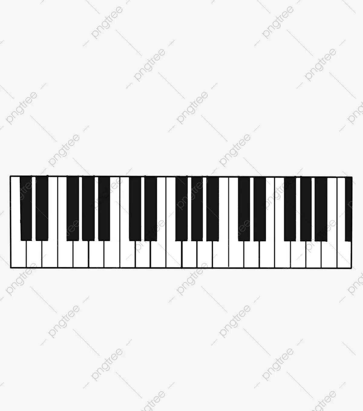 Клавиши пианино #1