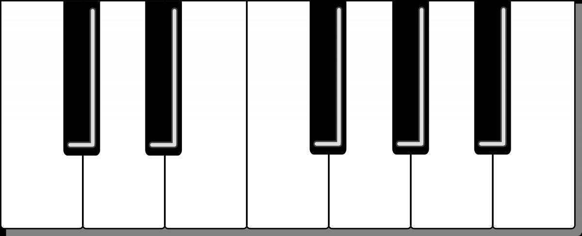 Клавиши пианино #2