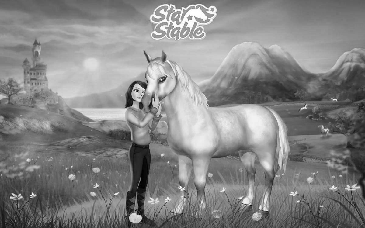 Coloring lovely star stable