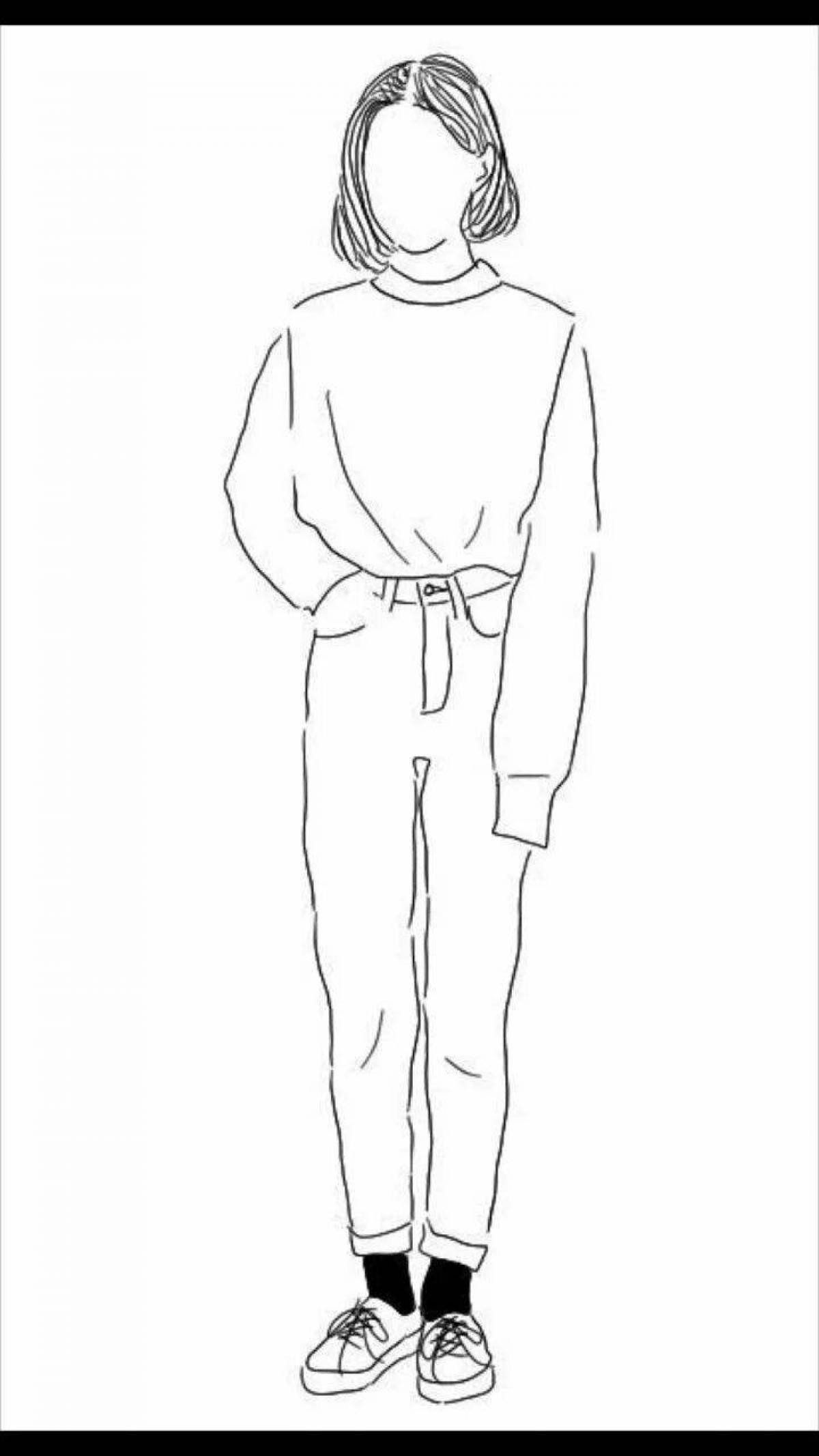 Paintable man figurine