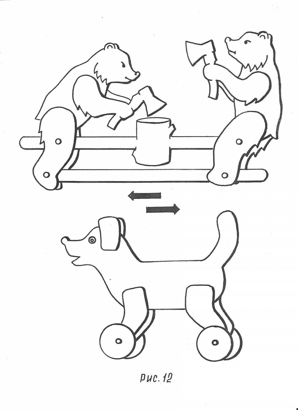 Игрушки для детей из дерева своими руками чертежи подвижные