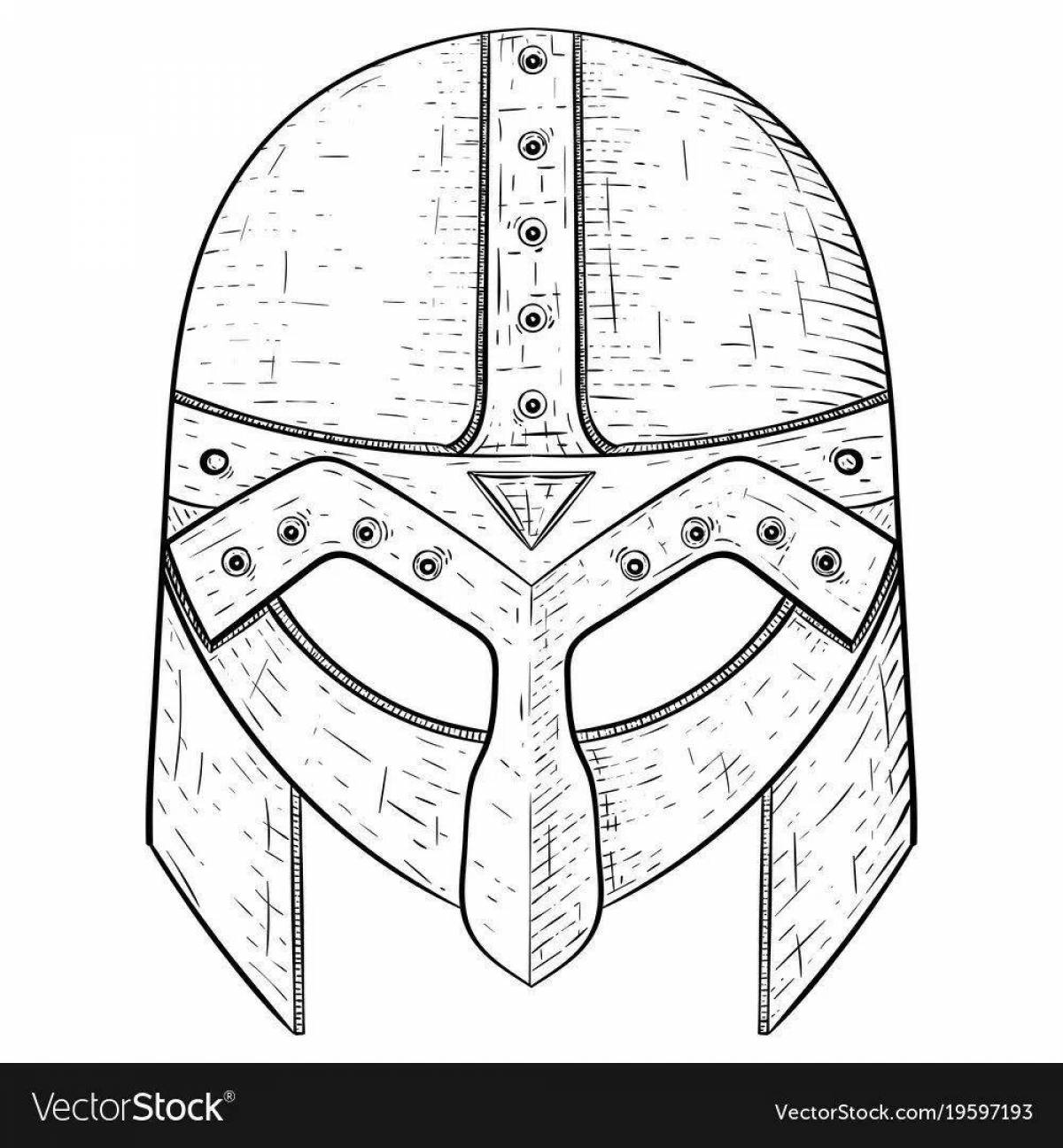 Шлем викинга эскиз