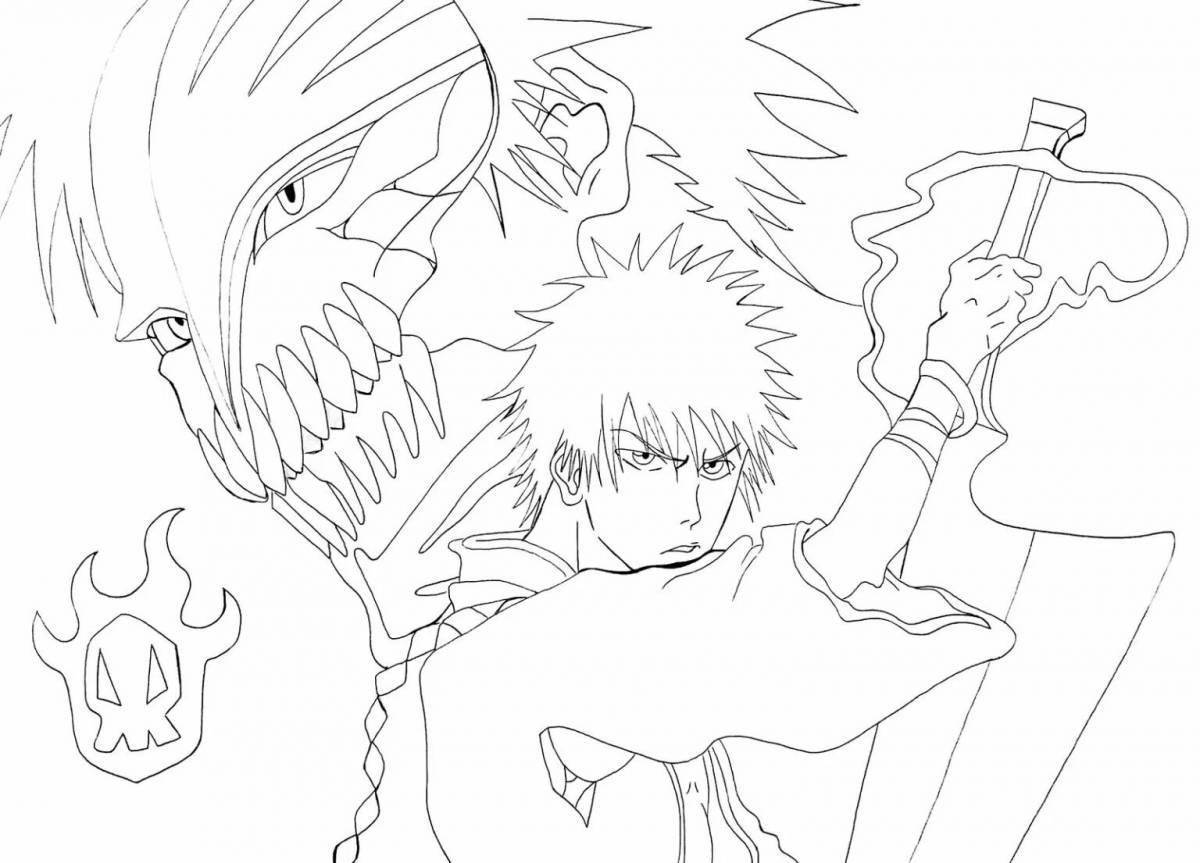 Раскраски Блич +70 фото и картинок, распечатать бесплатно.