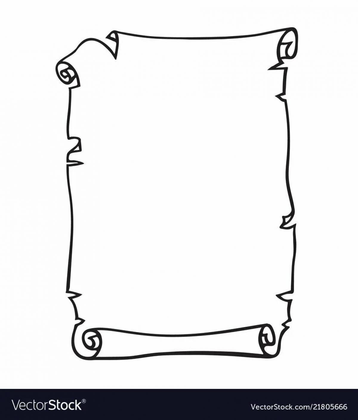 Live coloring page with blank slate