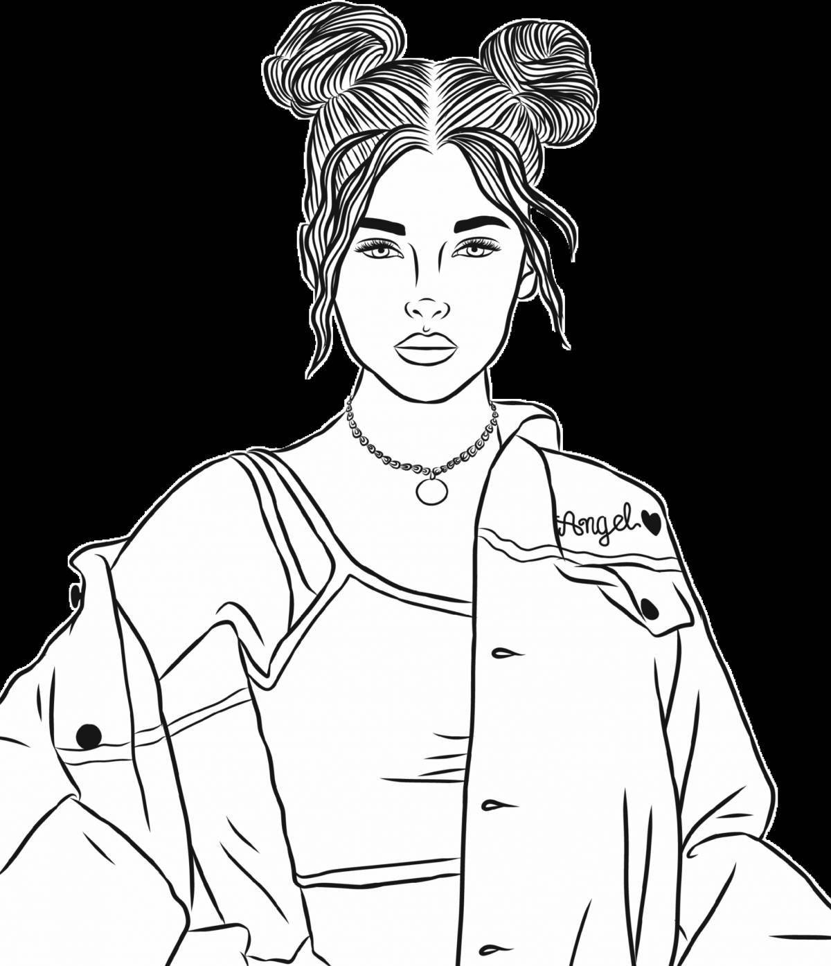 Exciting tomboys 7 coloring pages