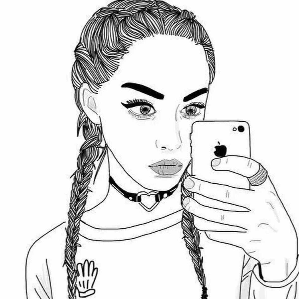 Photo Coloring daring tomboys 7