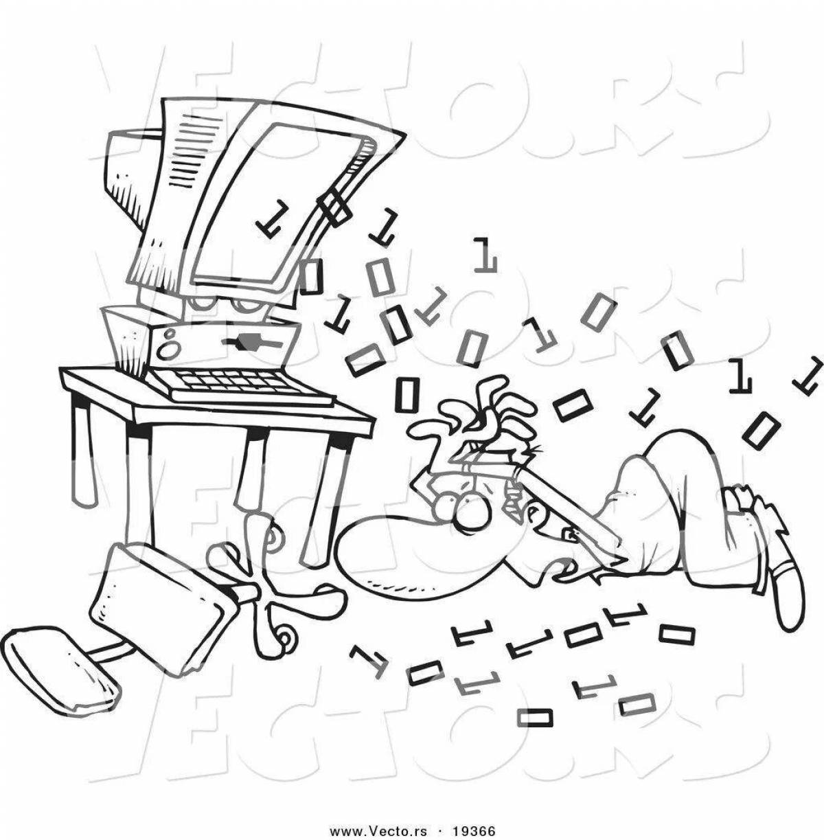 Innovative coloring programmer