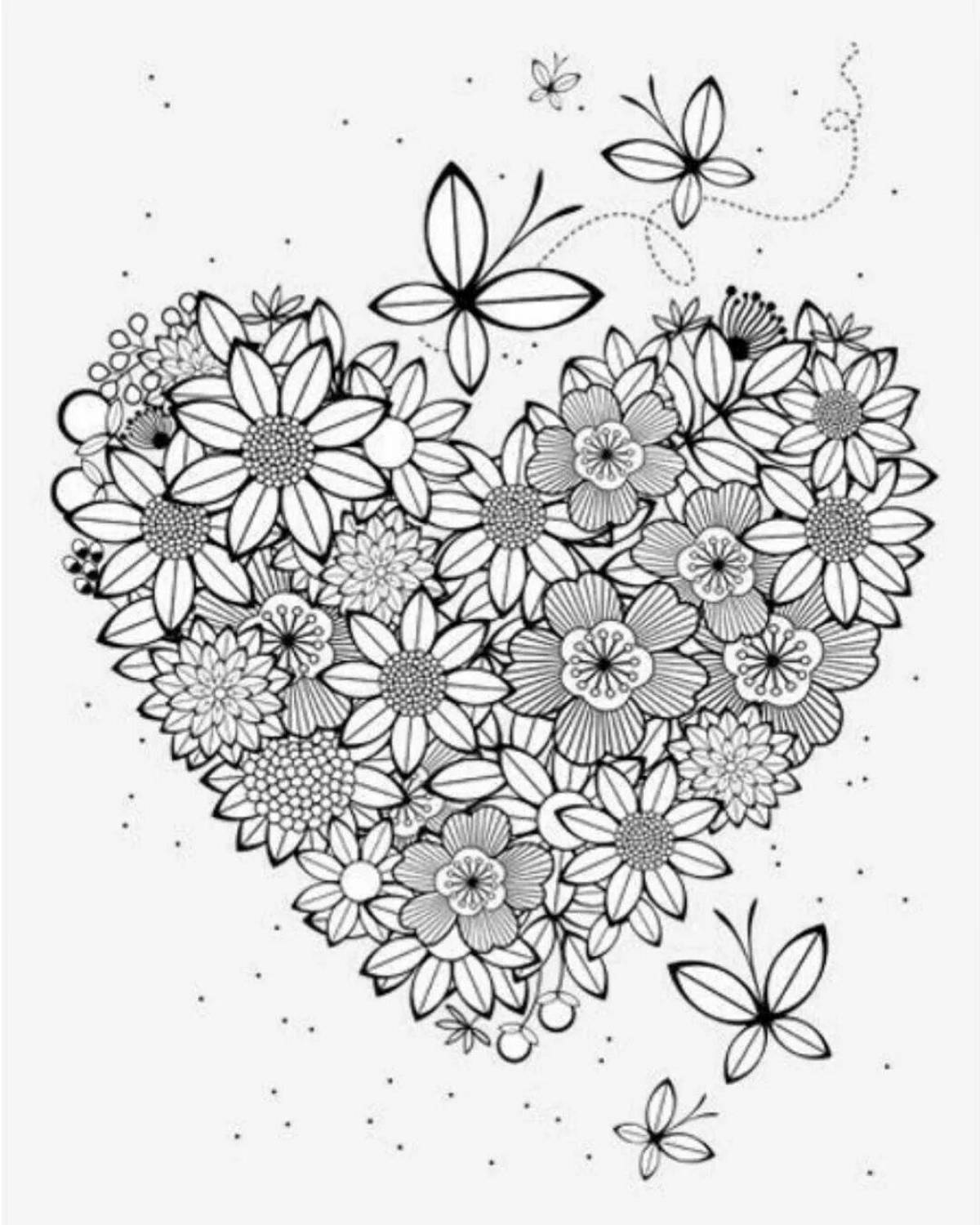 Photo Bright coloring small flowers