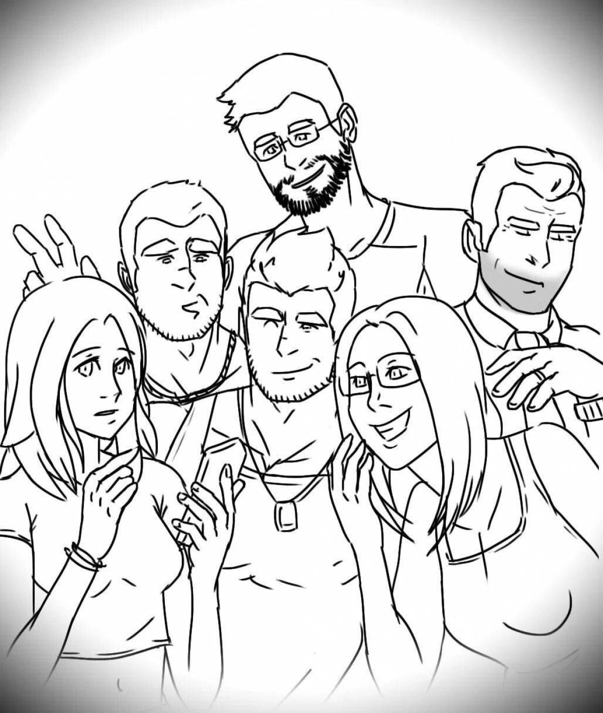 Attractive sims 4 coloring book