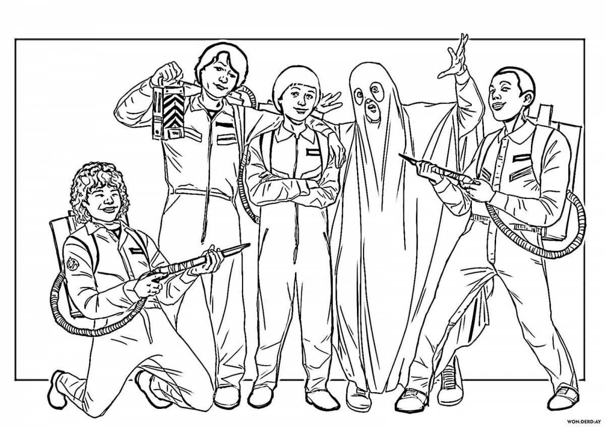 Ghost Squad Disturbing Coloring