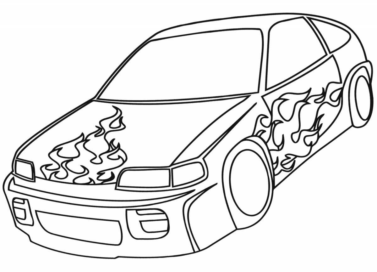 Photo Colorful coloring page priora bpan