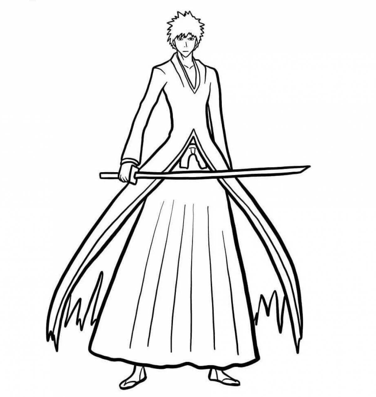Bleach bleach anime coloring pages