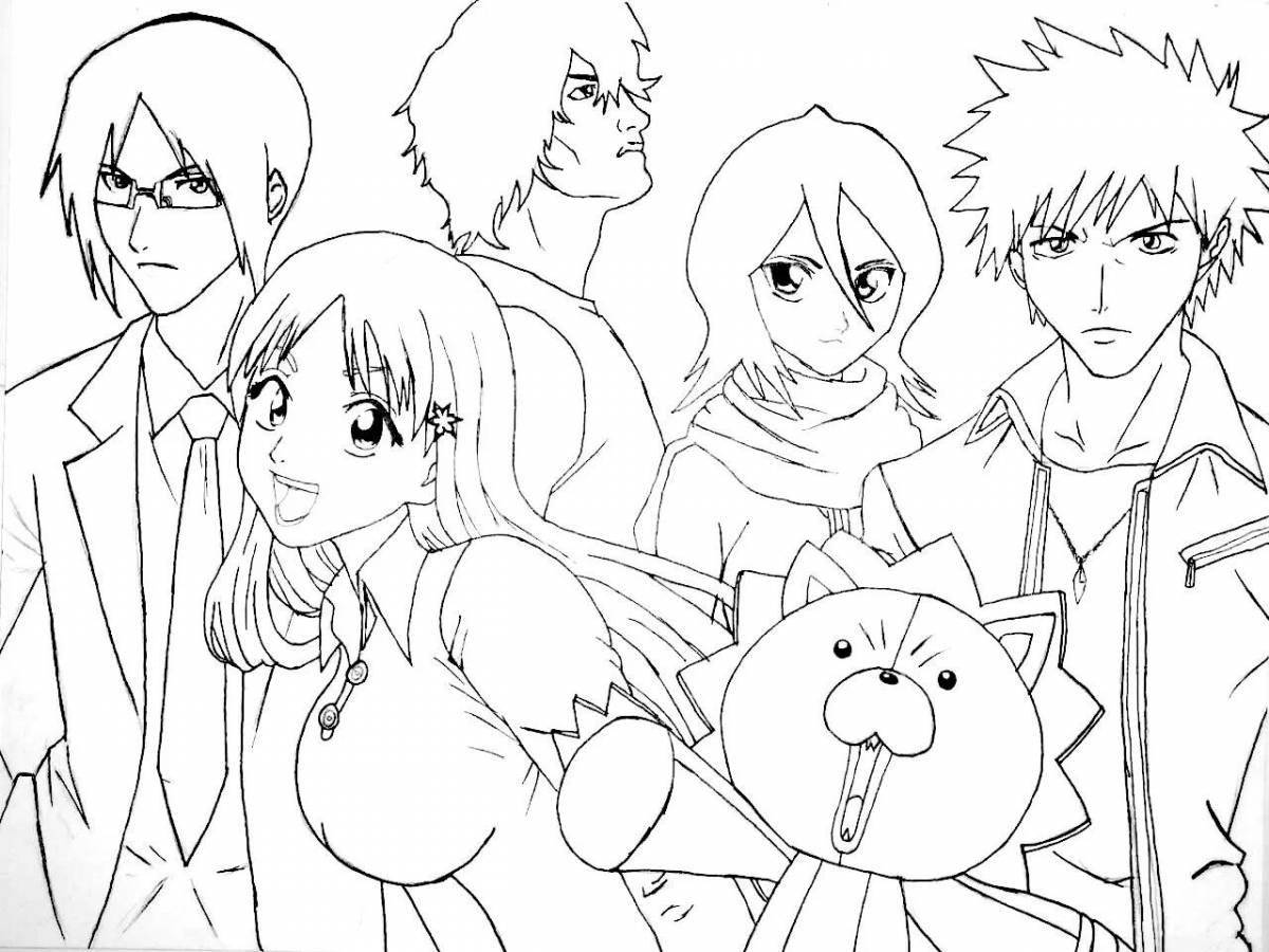 Anime bleach coloring book