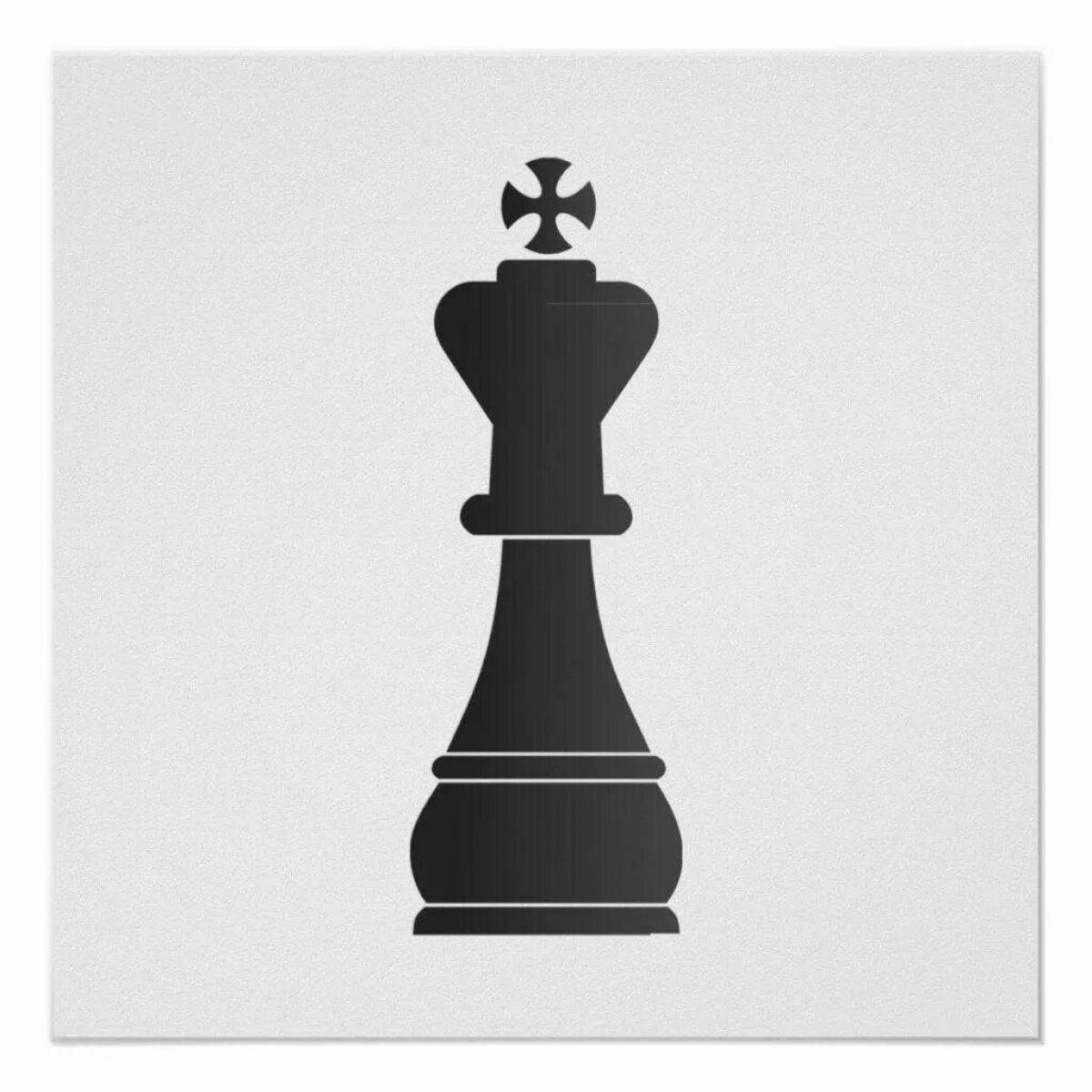 Великий шахматный король раскраска