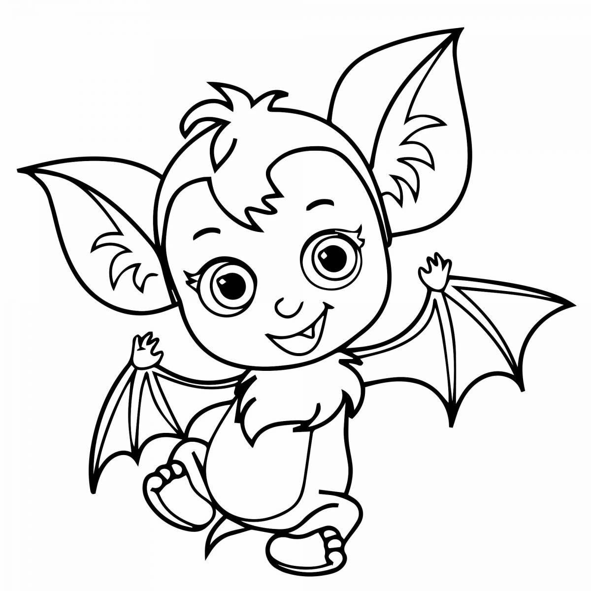 Radiant coloring page baby vee