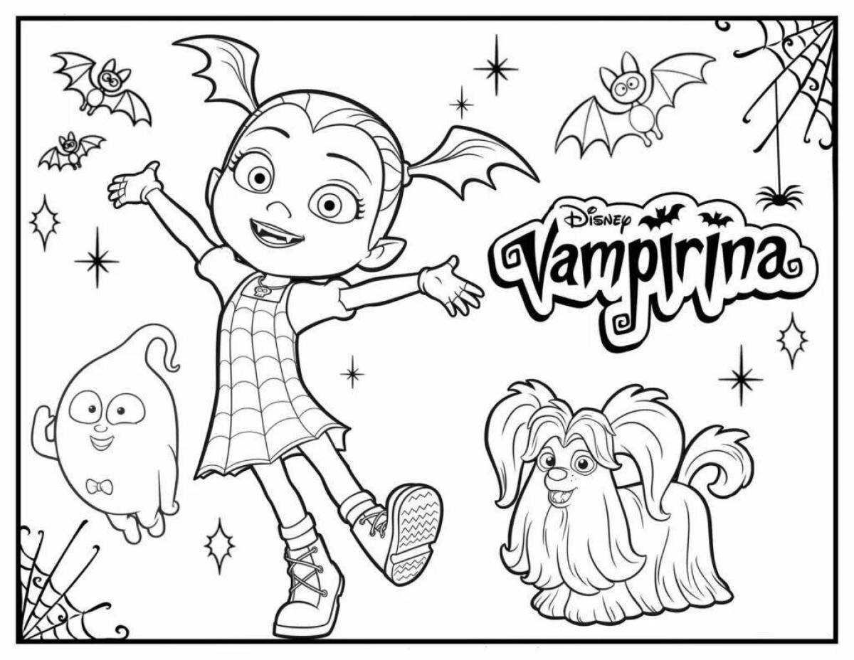 Cozy coloring baby vee