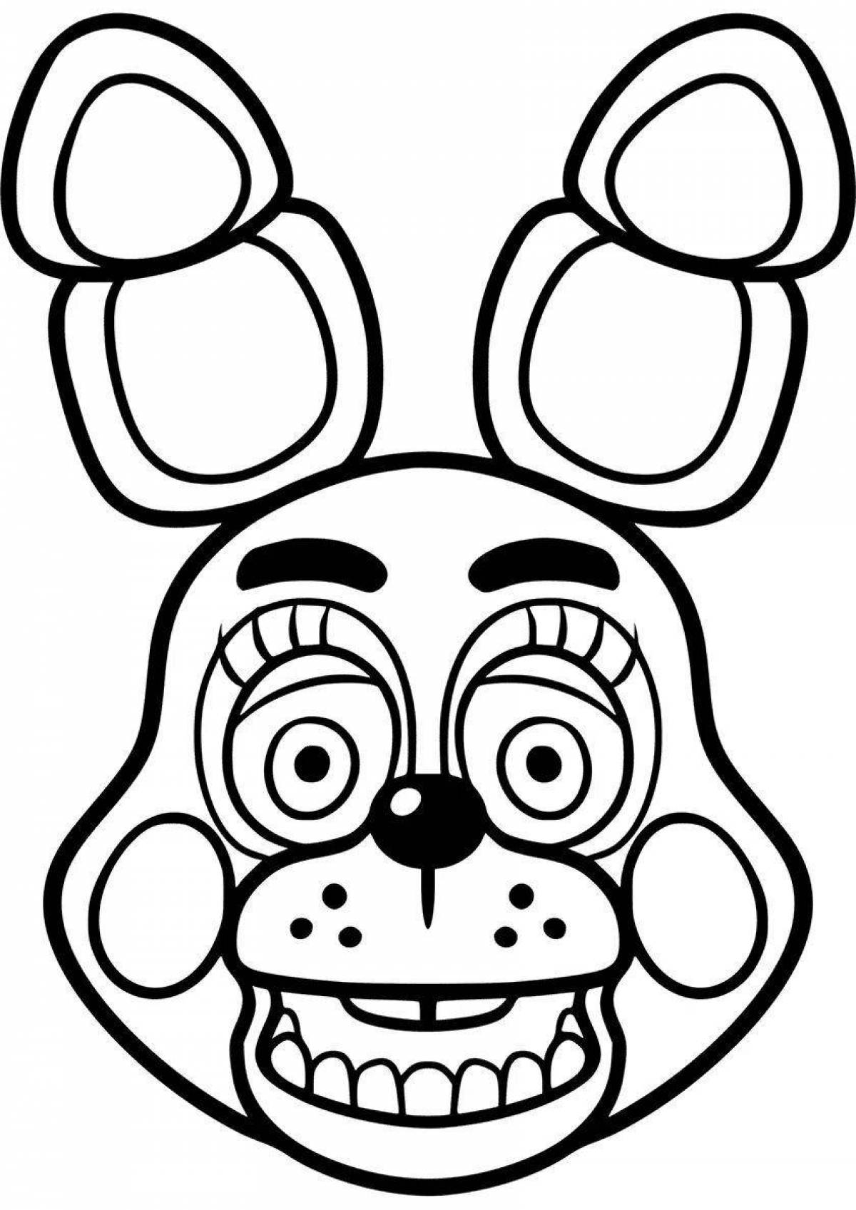 Радиант раскраска заяц аниматроник