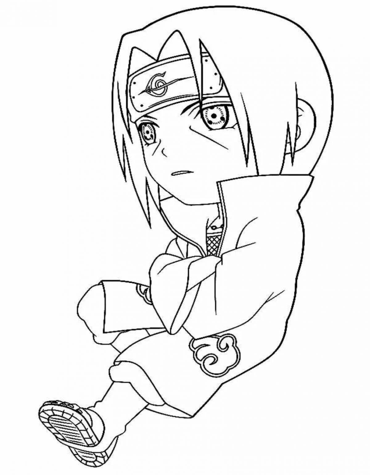Funny akatsuki all coloring pages