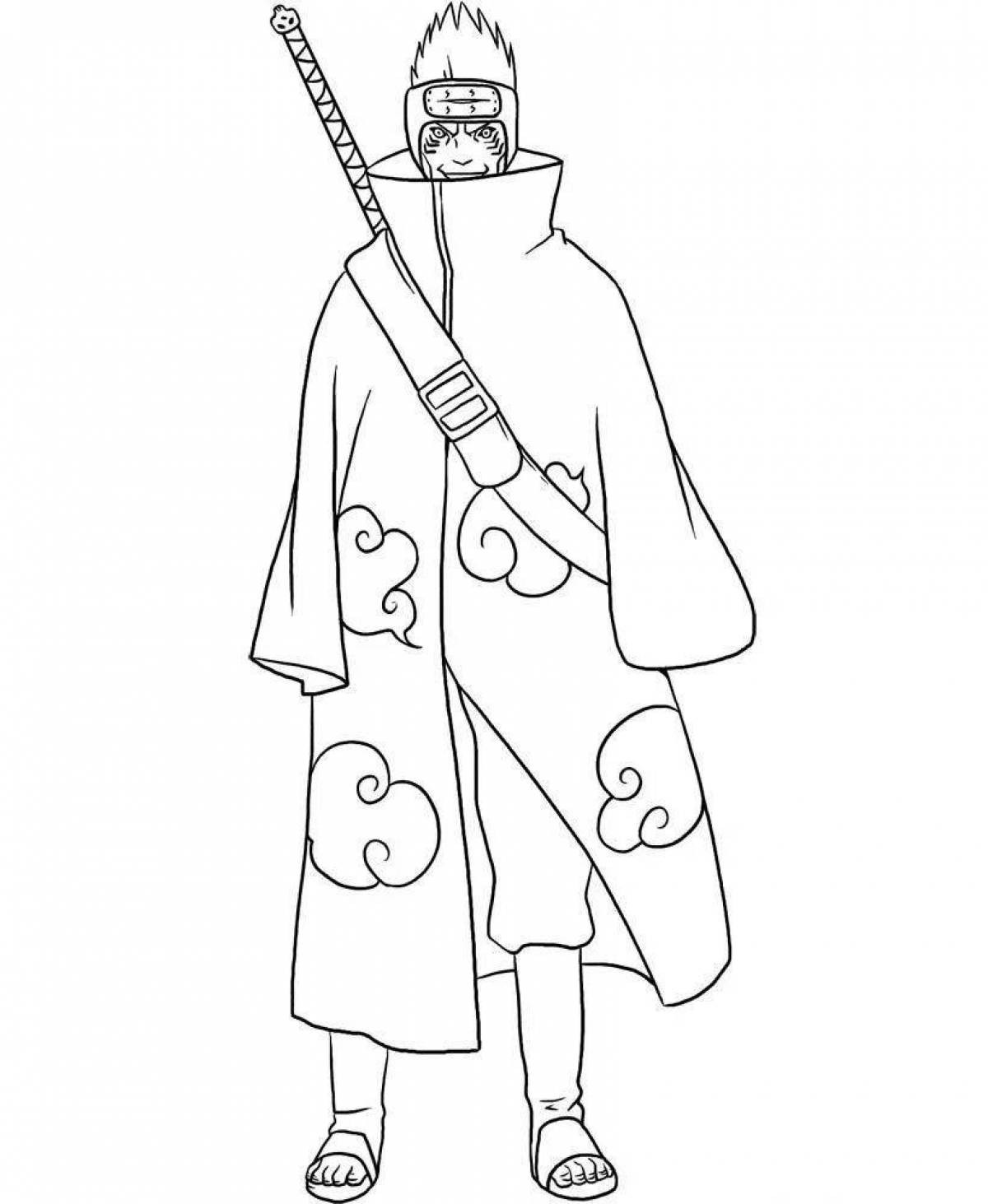 Awesome akatsuki all coloring page