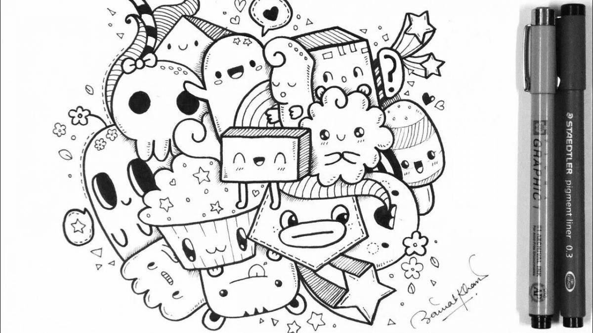 Fun coloring markers easy