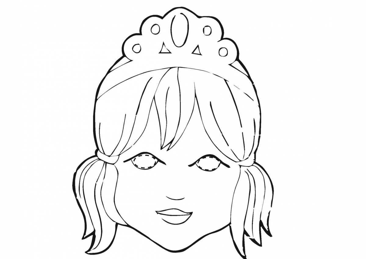 Strange doll head coloring