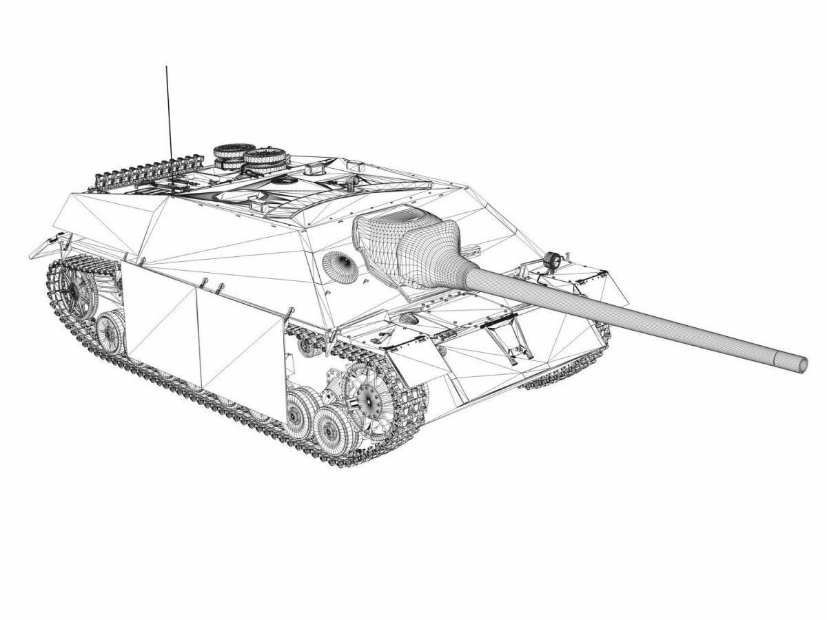 Jagdpanzer e 100 чертеж