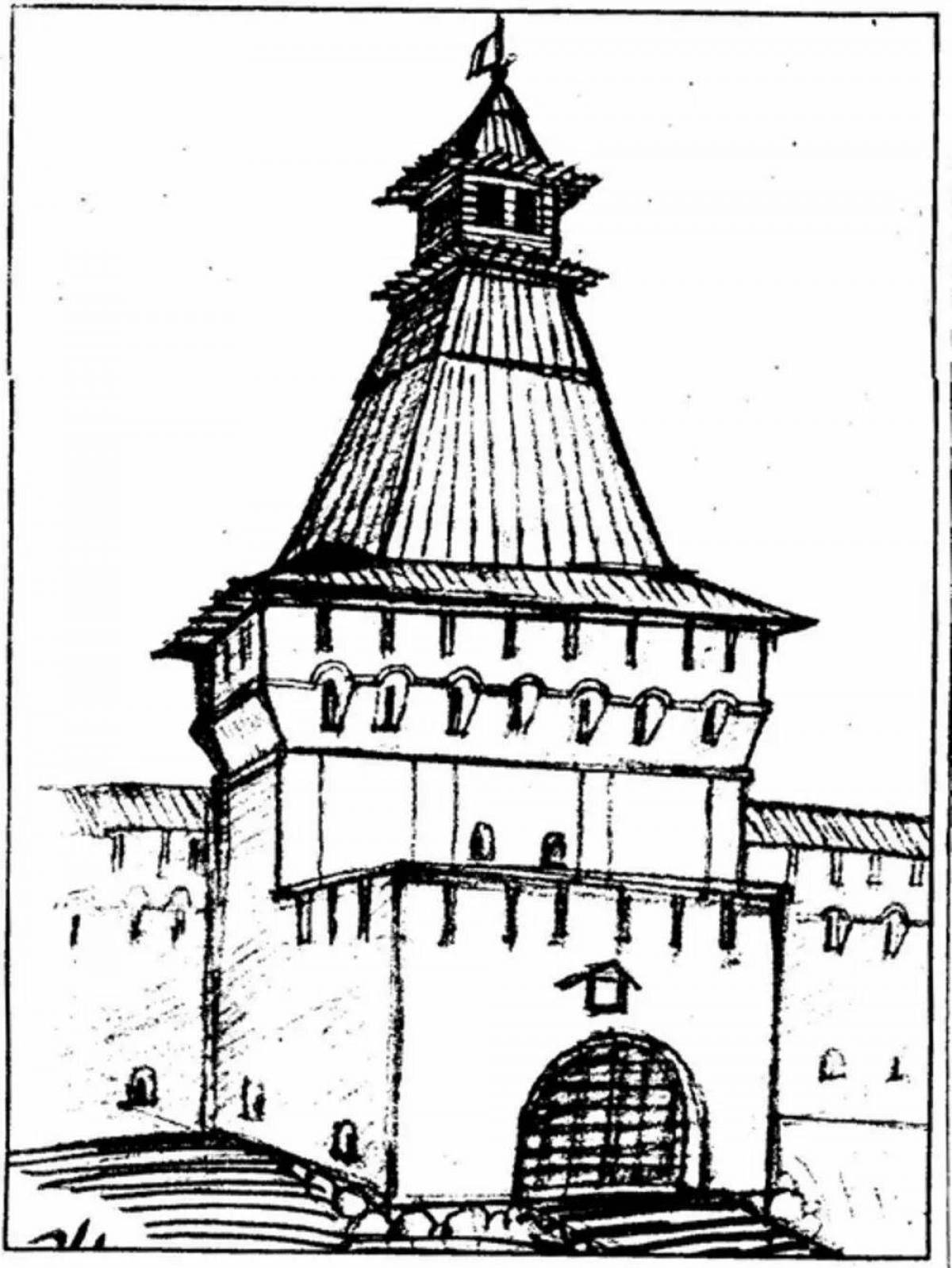 Власьевская башня Псков