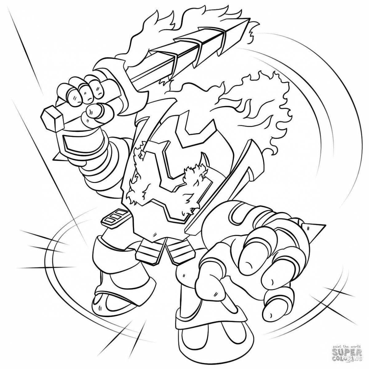 Раскраски из игр. Skylanders раскраска. Ignitor Skylanders раскраска. Skylanders Imaginators Coloring Pages. Битва Скайлендеров раскраска.