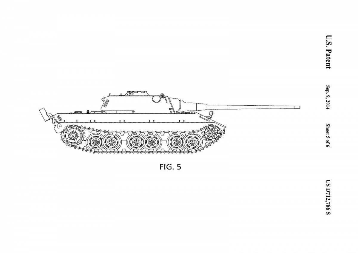 Dazzling scorpion tank coloring page