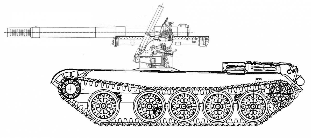 Photo Adorable scorpion tank coloring page