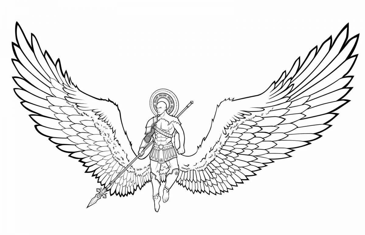 Brilliant archangel michael coloring book