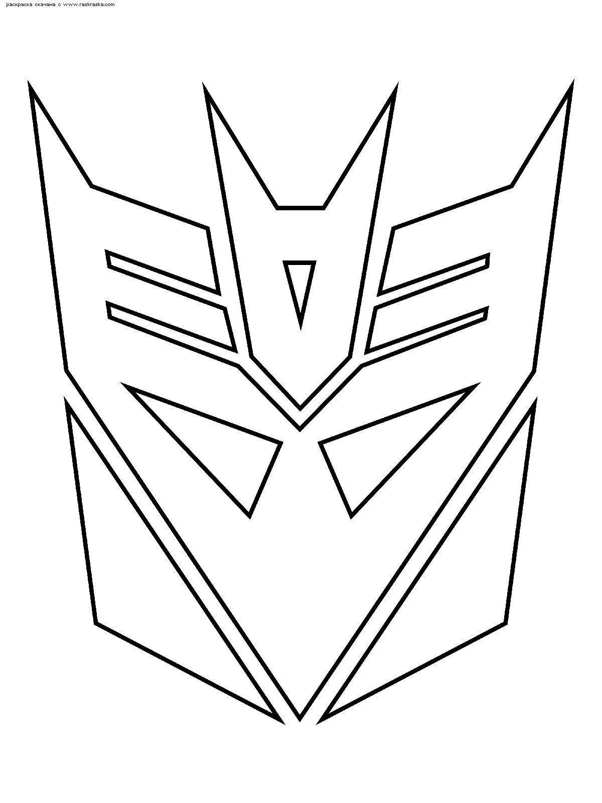Playful bumblebee mask coloring page
