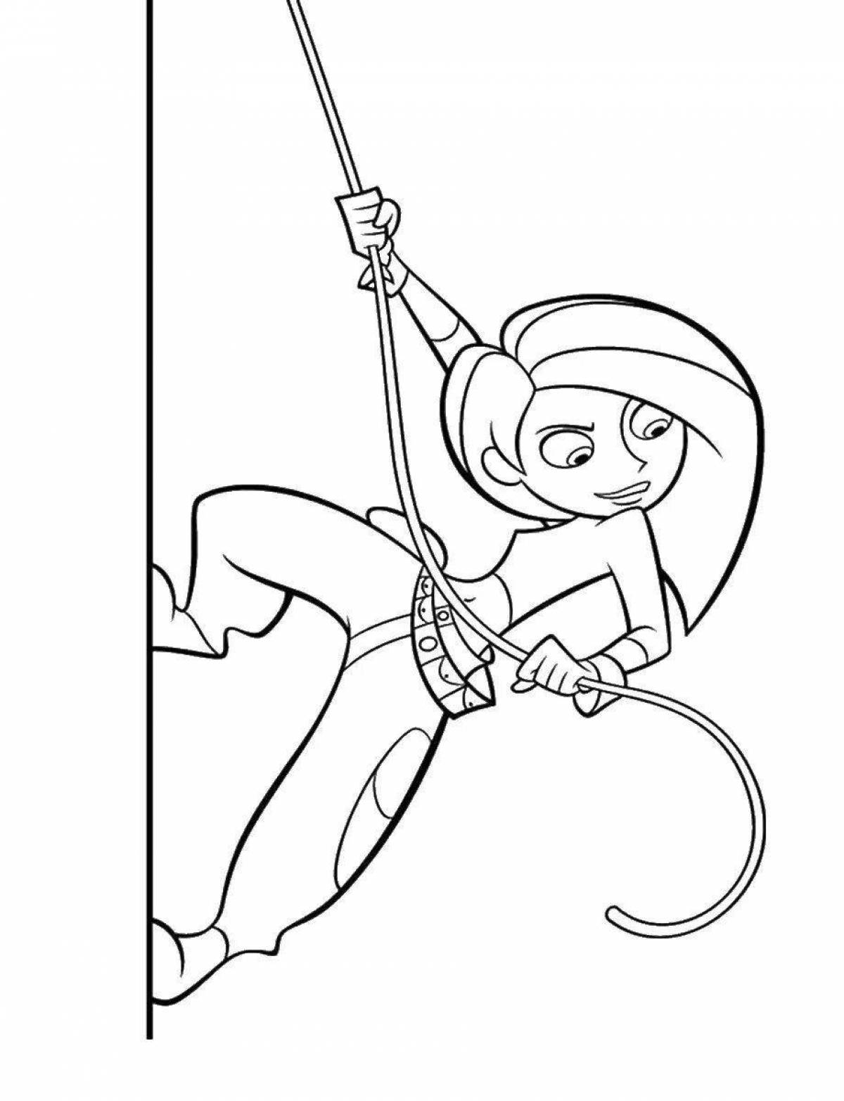 Magical Spy Kids Coloring Page