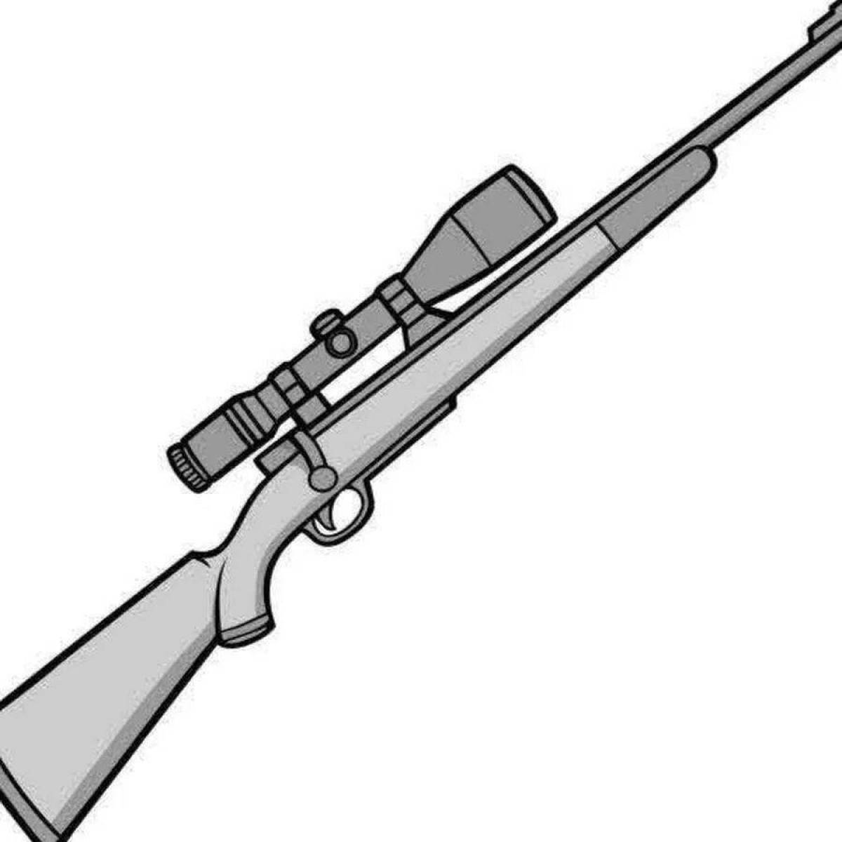 Mosin radiant rifle coloring page