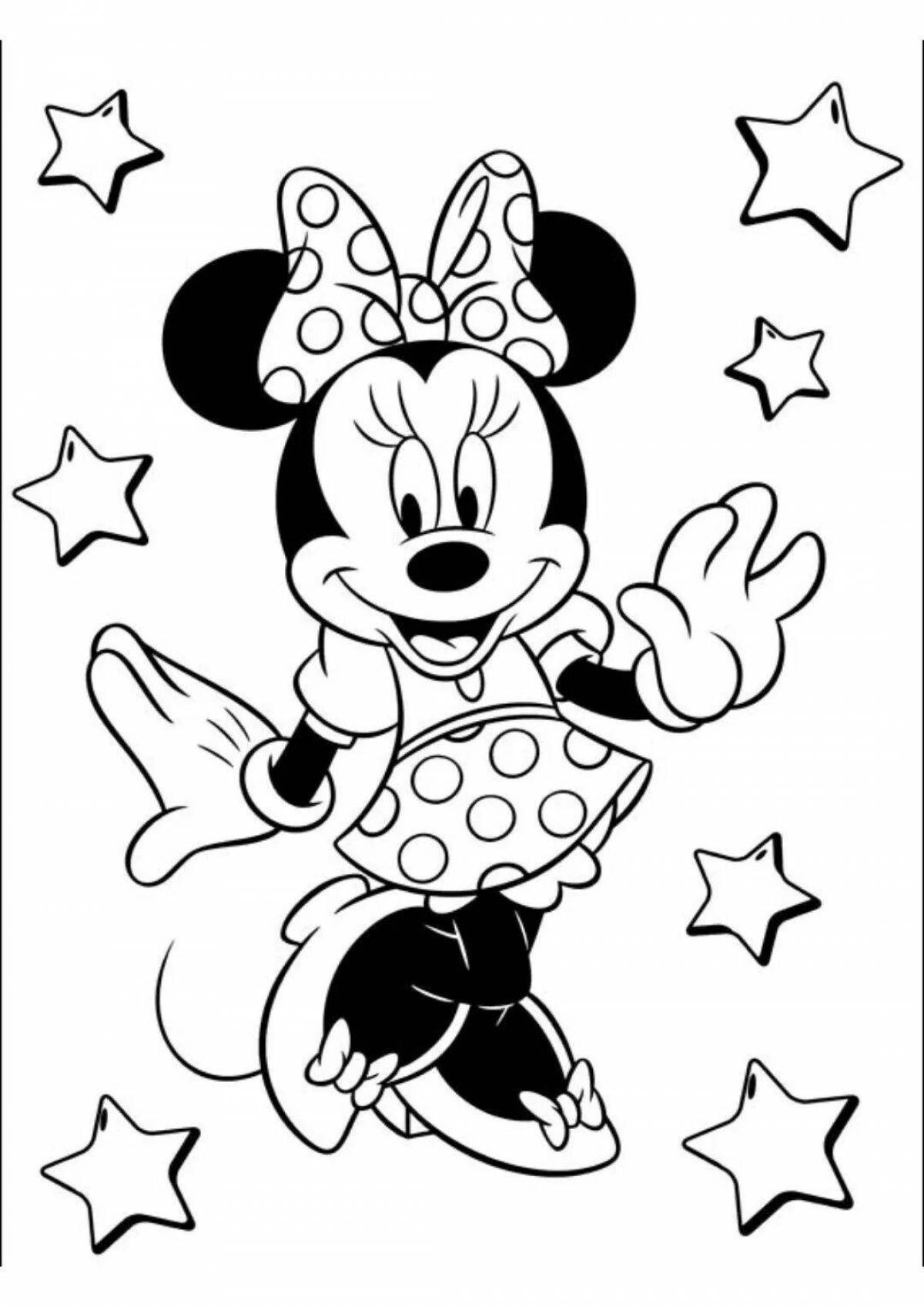 Charming mickey mouse coloring book