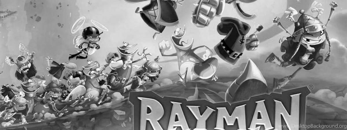 Красочная страница раскраски rayman legends