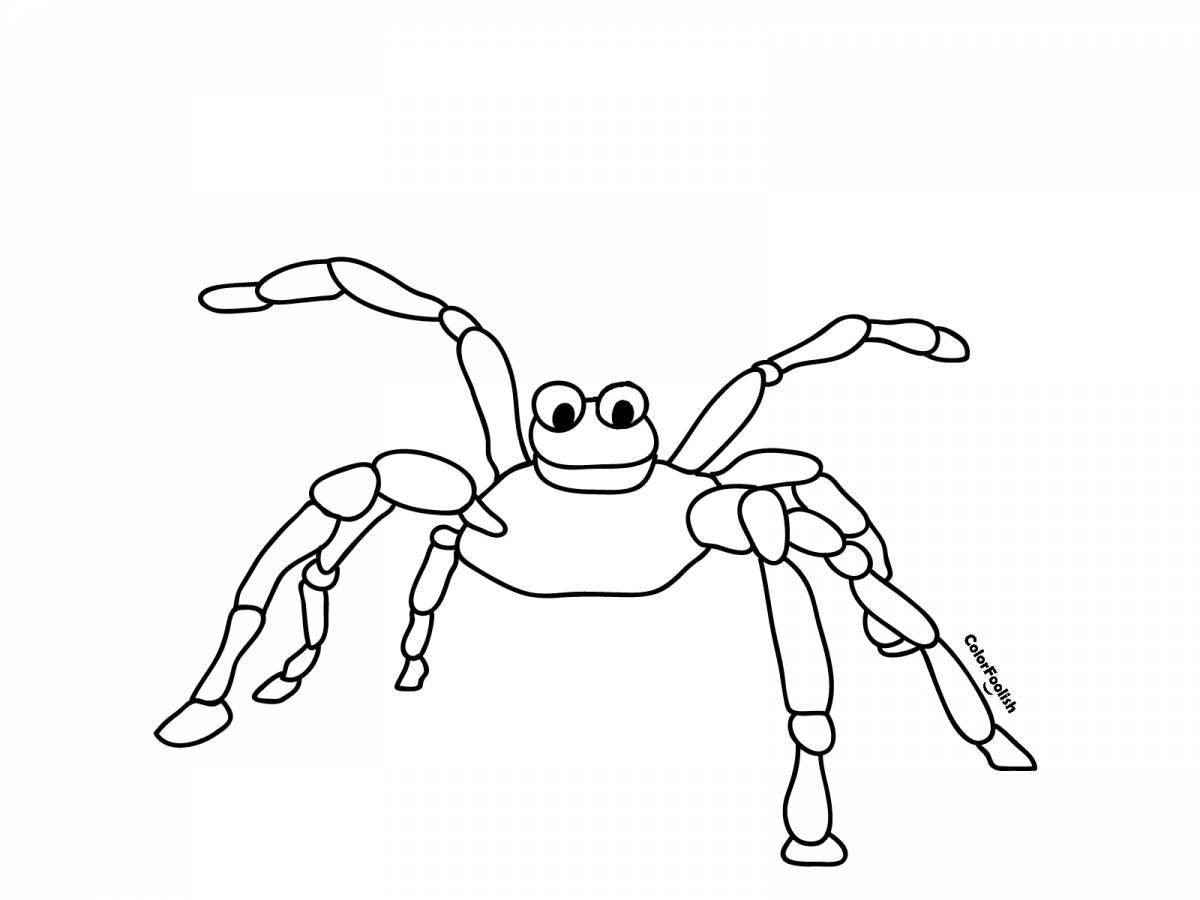 Увлекательный рисунок паука