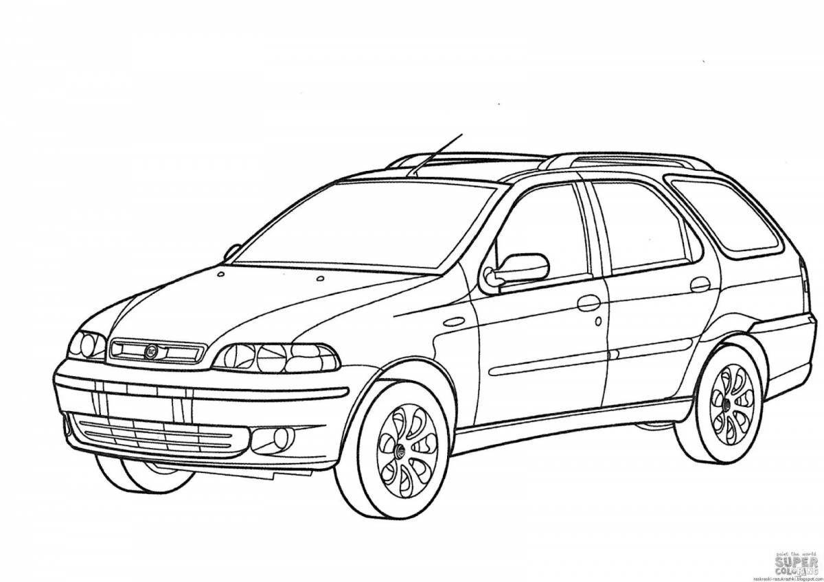 Photo Coloring page impressive viburnum car