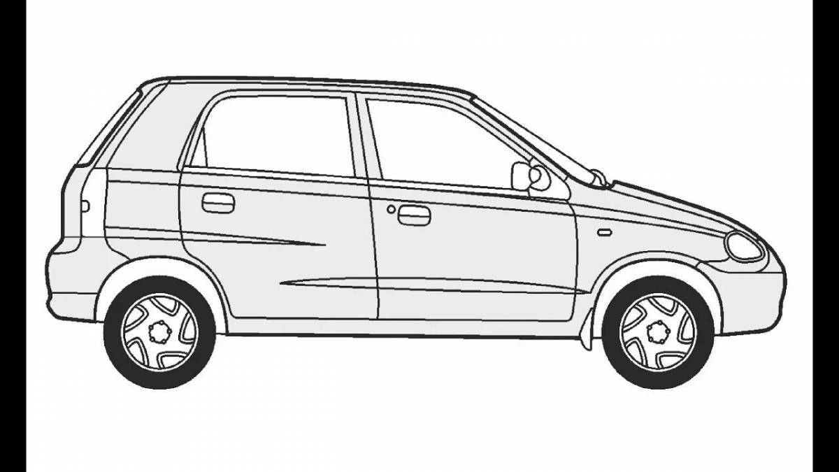 Photo Coloring page delightful viburnum car