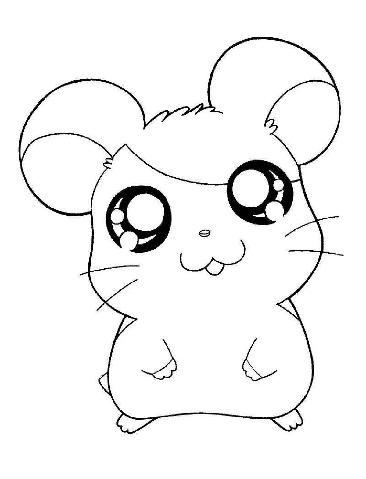 Fun mouse coloring pages