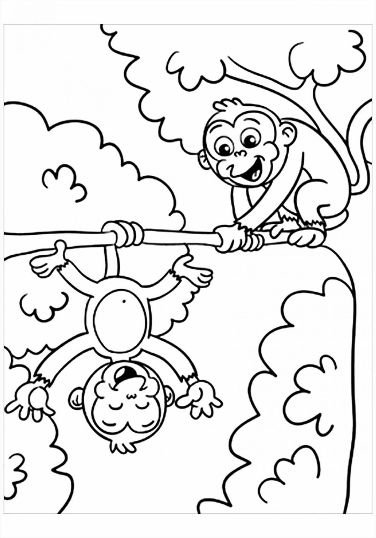 Color-frenzy decoy kid coloring page