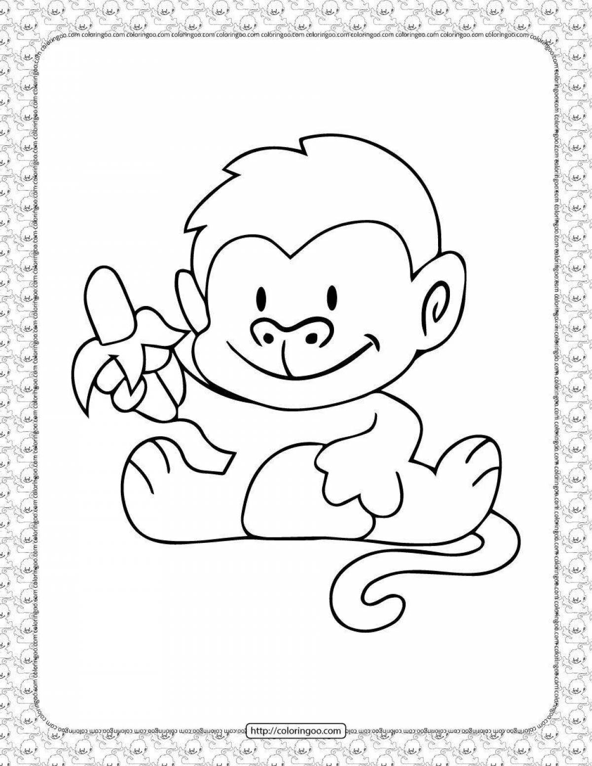 Decoy kid colorful coloring page