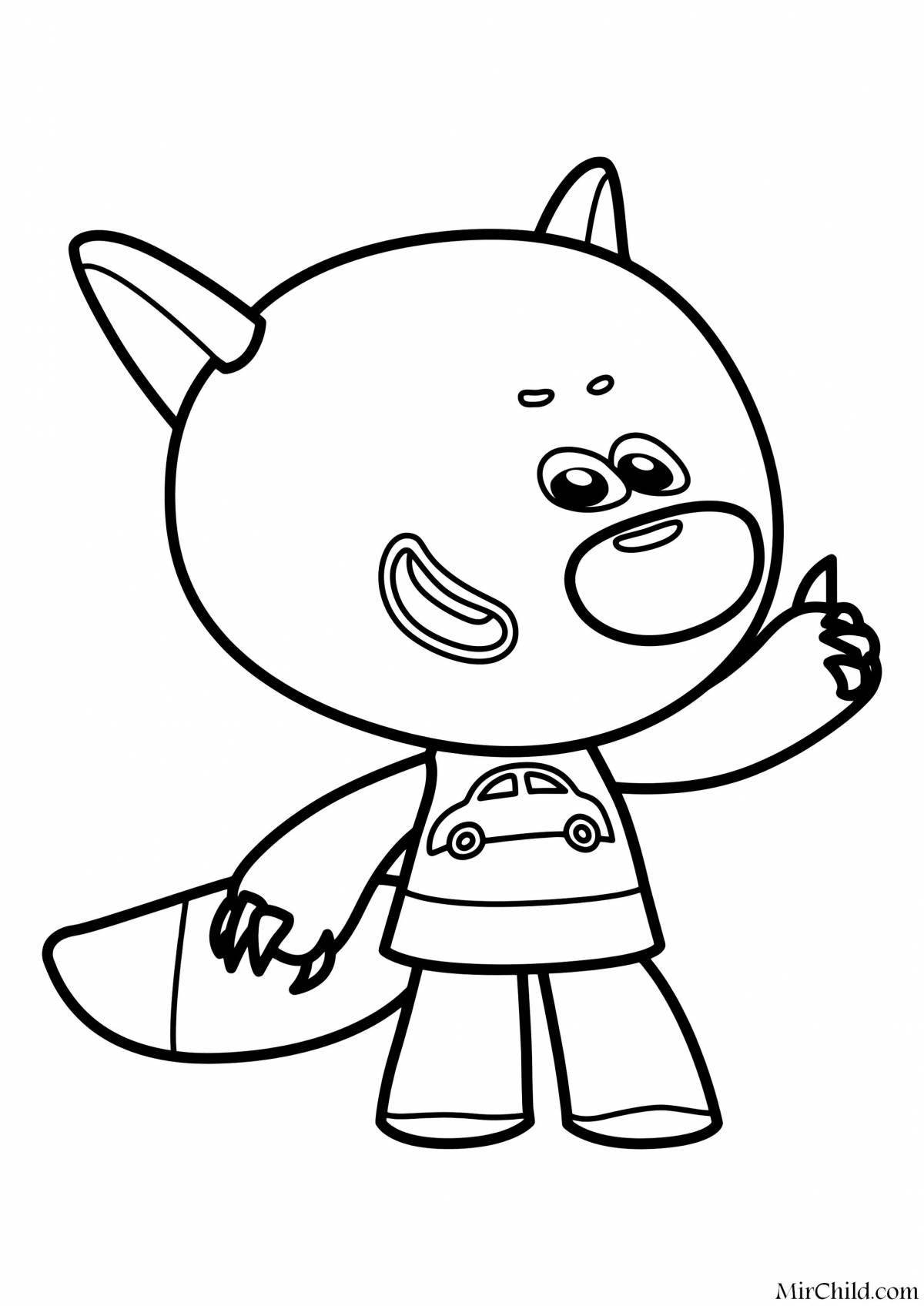 Color-magical mimmies compilation coloring page